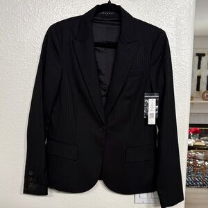 THEORY women’s black blazer size 10 NWT